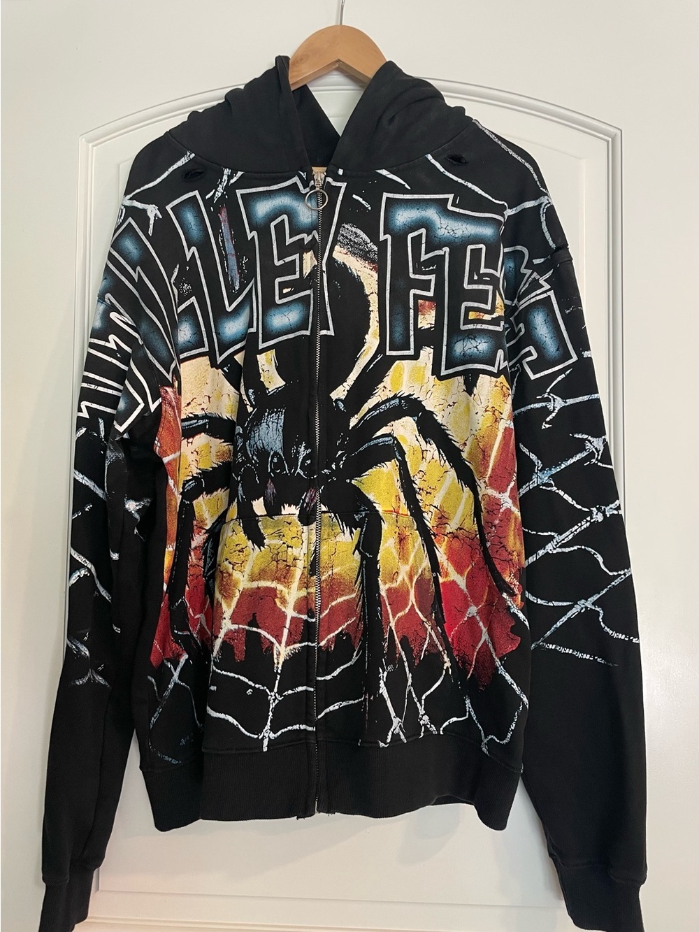 Vale Forever Valley Fest Spider Zip Up Men’s Hoodie XXL NWOT